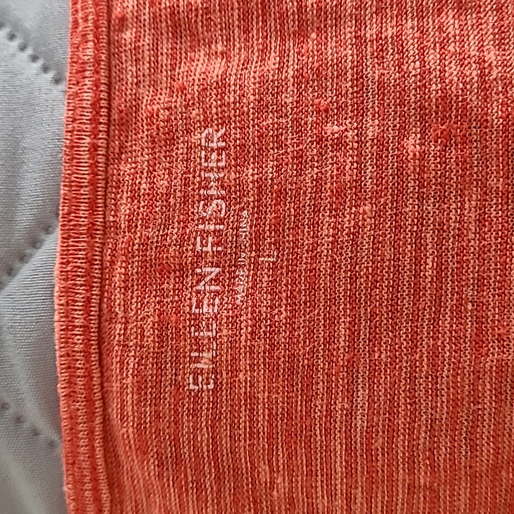 Eileen Fisher Linen Jersey Shift Dress Size Large - Picture 3 of 8